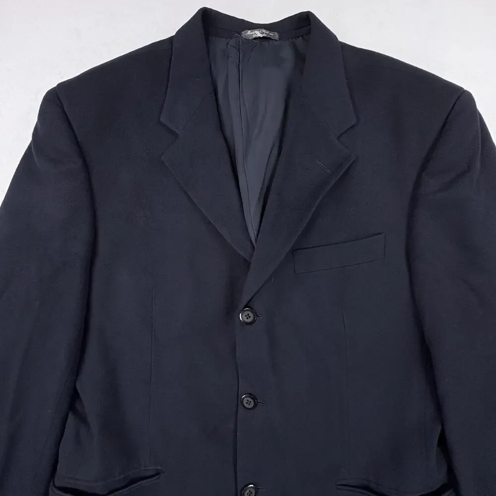 Loro Piana Arnold Brant Men’s 46R 100% Cashmere Navy Blazer Sport Coat